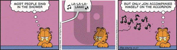 Garfield on Tuesday May 27, 2025 Comic Strip