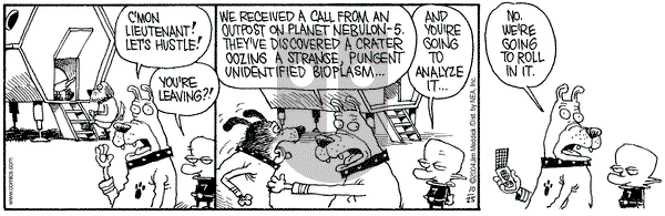 Monty on Monday October 25, 2004 Comic Strip