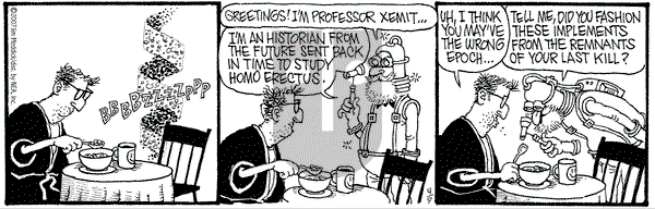 Monty on Monday April 9, 2007 Comic Strip