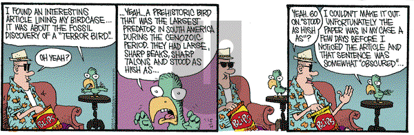 Monty on Monday May 4, 2015 Comic Strip