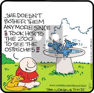 Ziggy - Saturday April 26, 2003 Comic Strip