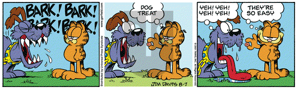 Garfield - Tuesday August 7, 2001 Comic Strip