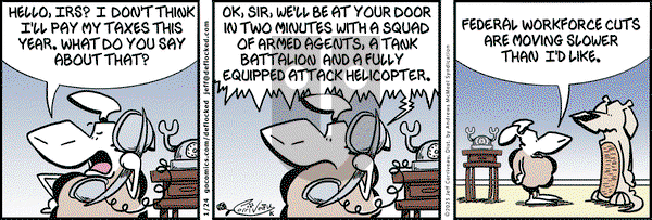 DeFlocked on Friday January 24, 2025 Comic Strip