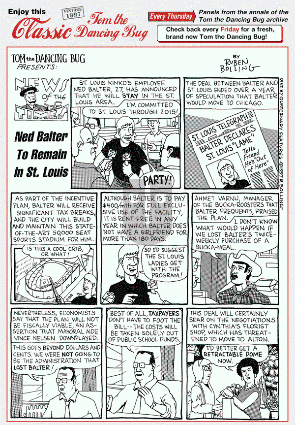Tom the Dancing Bug on Thursday October 12, 2017 Comic Strip