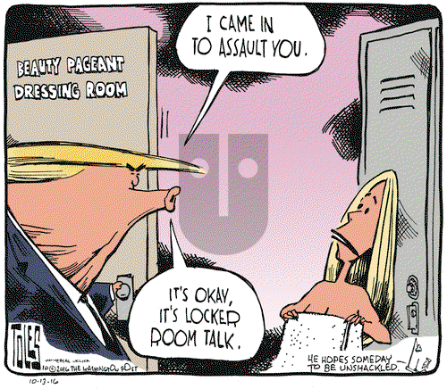 Tom Toles on Thursday October 13, 2016 Comic Strip