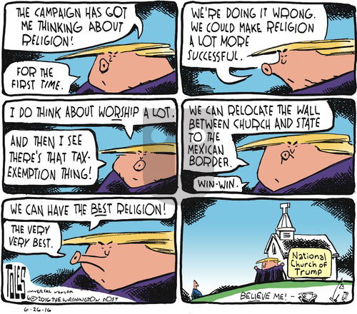 Tom Toles on Sunday June 26, 2016 Comic Strip
