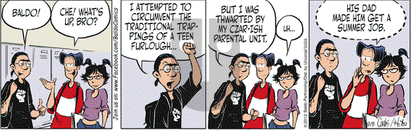 Baldo on Wednesday September 5, 2012 Comic Strip