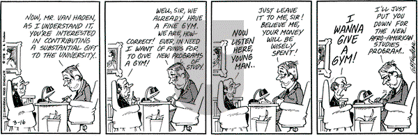 Doonesbury on Friday March 16, 1973 Comic Strip