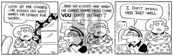 Soup to Nutz - Old on Tuesday July 18, 2006 Comic Strip