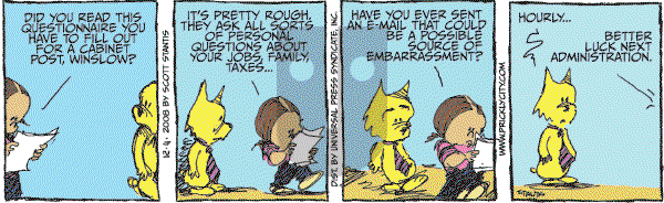 Prickly City on Thursday December 4, 2008 Comic Strip