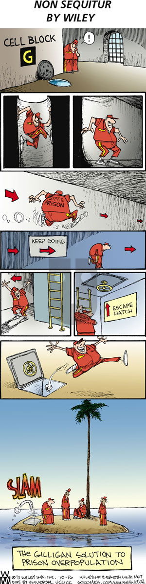 Non Sequitur on Sunday October 16, 2011 Comic Strip