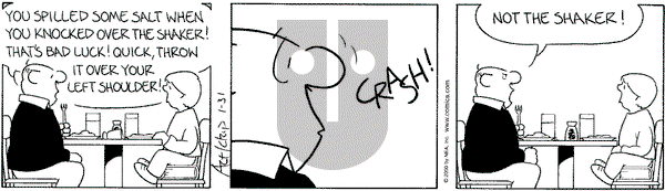 The Born Loser on Monday January 31, 2000 Comic Strip