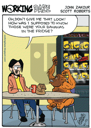 Working Daze - Friday April 10, 2009 Comic Strip