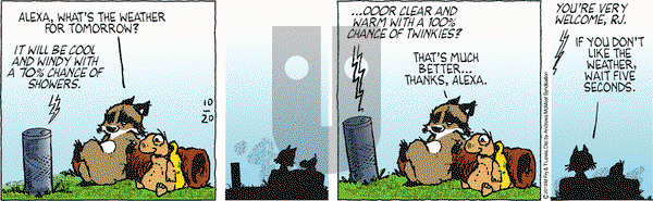 Over the Hedge on Saturday October 20, 2018 Comic Strip