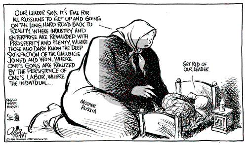 Pat Oliphant on Friday November 3, 1989 Comic Strip