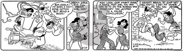 Alley Oop on Wednesday August 20, 1947 Comic Strip