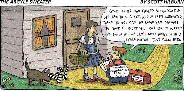 The Argyle Sweater on Sunday September 28, 2008 Comic Strip