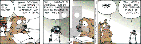 Get Fuzzy on Tuesday March 31, 2009 Comic Strip