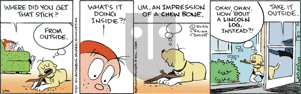 Red and Rover on Friday March 20, 2020 Comic Strip