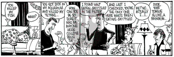 Monty on Thursday January 1, 2004 Comic Strip