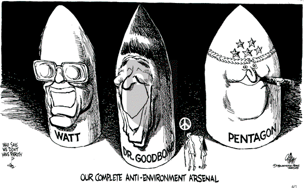 Pat Oliphant - Thursday April 1, 1982 Comic Strip