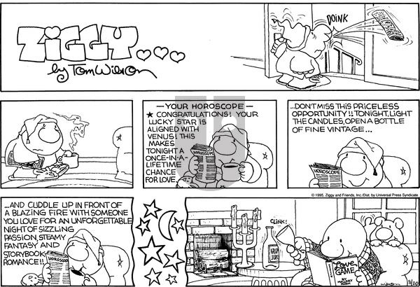 Ziggy on Sunday August 20, 1995 Comic Strip