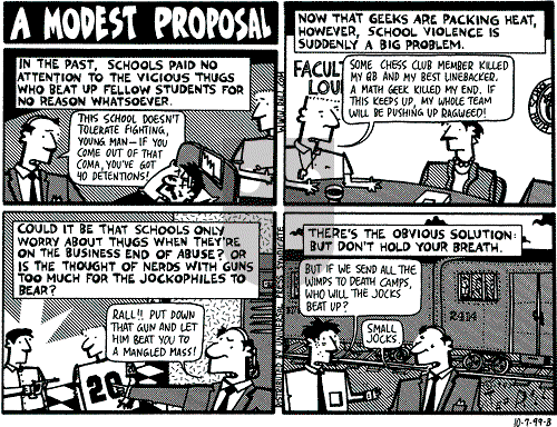 Ted Rall on Monday October 11, 1999 Comic Strip
