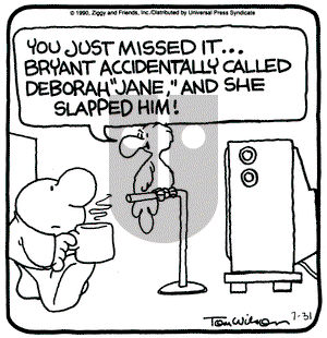 Ziggy on Tuesday July 31, 1990 Comic Strip