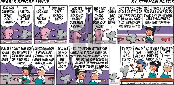Pearls Before Swine on Sunday April 16, 2017 Comic Strip