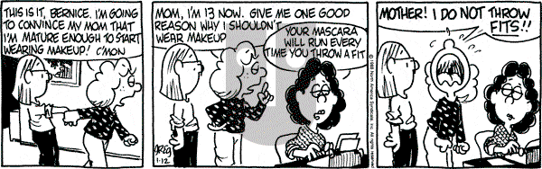 Luann on Tuesday January 12, 1988 Comic Strip