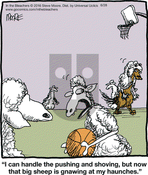 In the Bleachers on Tuesday June 28, 2016 Comic Strip