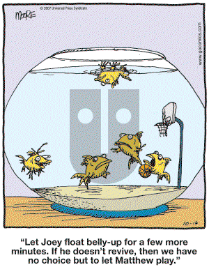 In the Bleachers - Tuesday October 16, 2007 Comic Strip