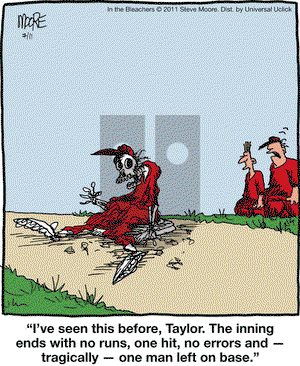In the Bleachers on Monday July 11, 2011 Comic Strip