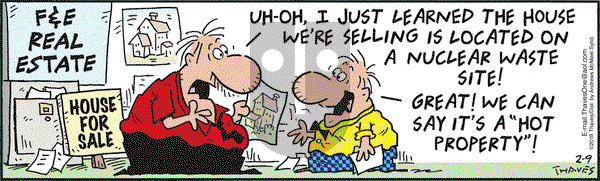 Frank and Ernest on Friday February 9, 2018 Comic Strip