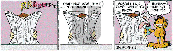 Garfield on Thursday March 8, 2001 Comic Strip