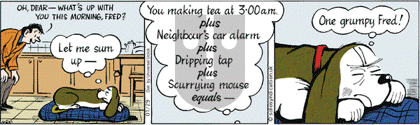 Fred Basset - Wednesday January 29, 2014 Comic Strip