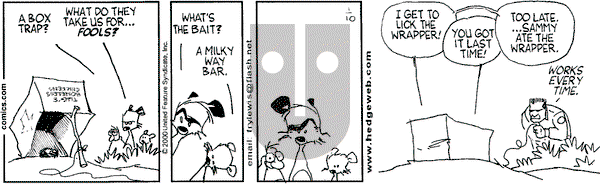 Over the Hedge on Monday January 10, 2000 Comic Strip