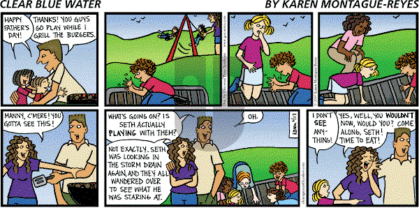 Clear Blue Water on Sunday June 17, 2007 Comic Strip