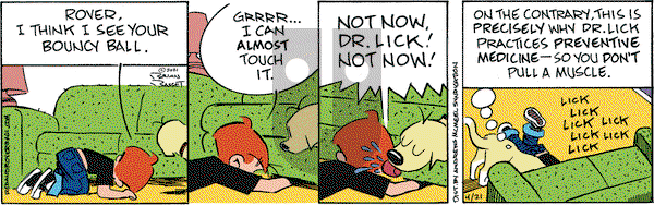 Red and Rover on Wednesday April 21, 2021 Comic Strip