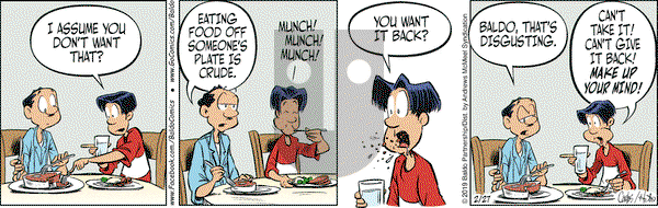 Baldo on Wednesday February 27, 2019 Comic Strip