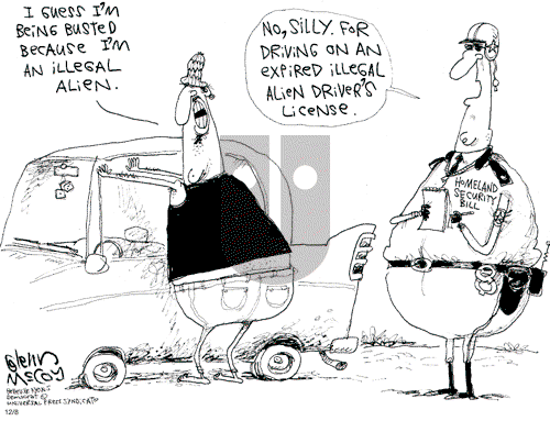 Glenn McCoy on Sunday January 9, 2005 Comic Strip