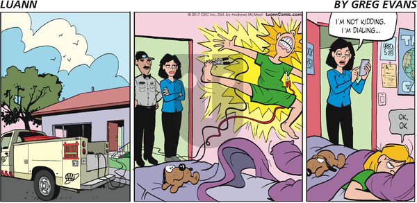 Luann - Sunday May 28, 2017 Comic Strip