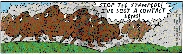 Frank and Ernest on Tuesday February 25, 2003 Comic Strip