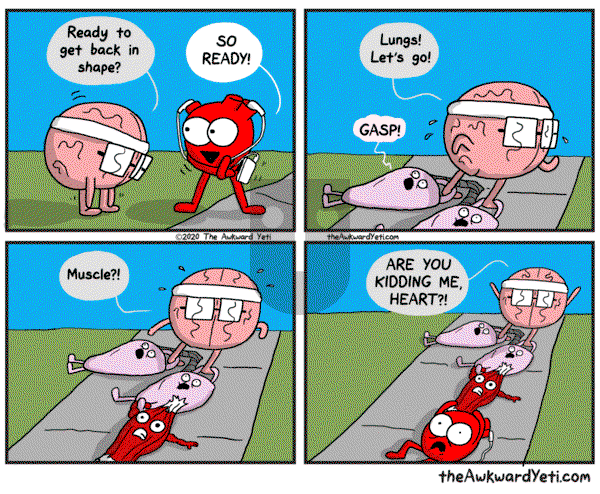 The Awkward Yeti on Thursday July 2, 2020 Comic Strip