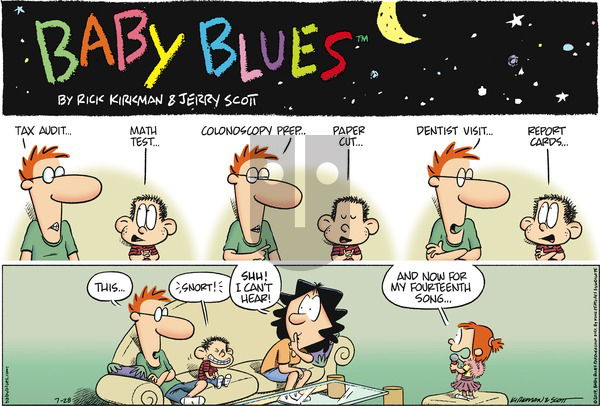 Baby Blues on Sunday July 28, 2019 Comic Strip