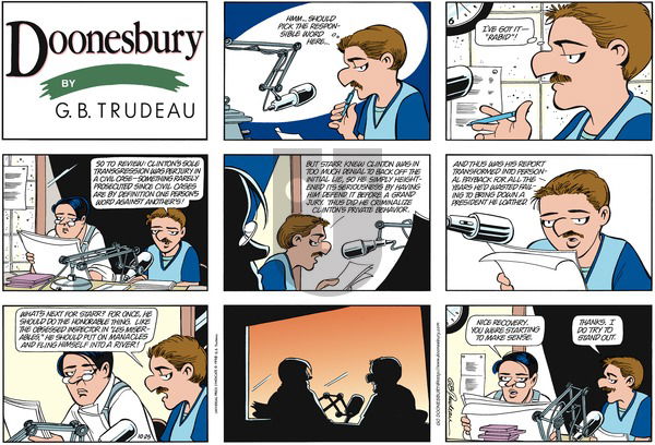 Doonesbury on Sunday October 25, 1998 Comic Strip