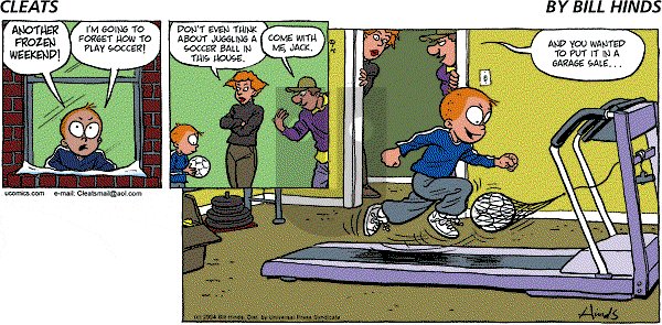 Cleats - Sunday February 8, 2004 Comic Strip