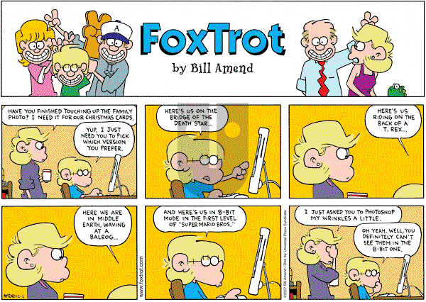 FoxTrot on Sunday December 2, 2007 Comic Strip