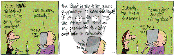 The Knight Life on Wednesday January 26, 2011 Comic Strip