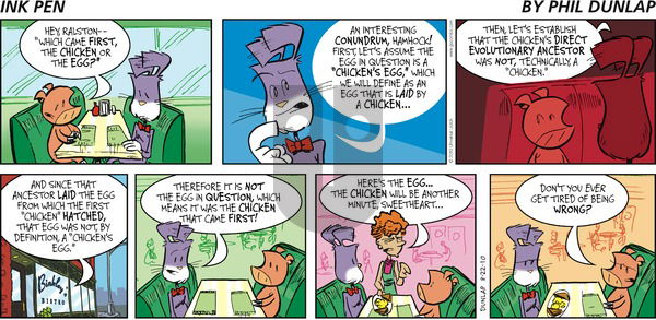 Ink Pen on Sunday August 22, 2010 Comic Strip